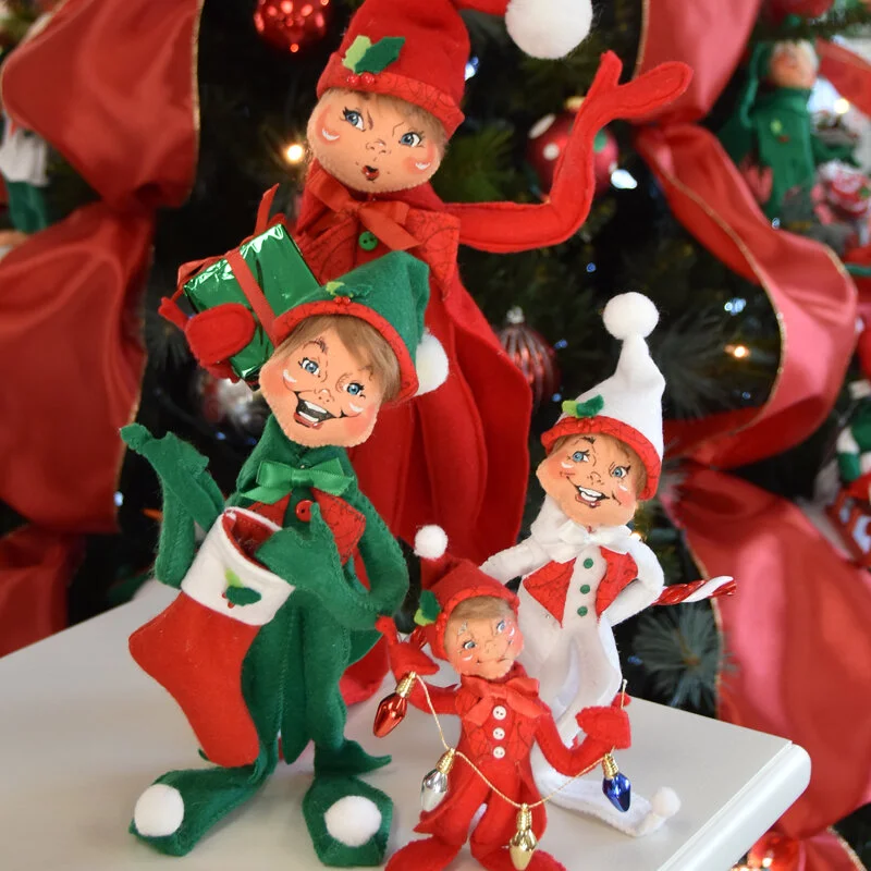 Annalee Dolls 5in Christmas Whimsy Elf Studio 24E Individual Style
