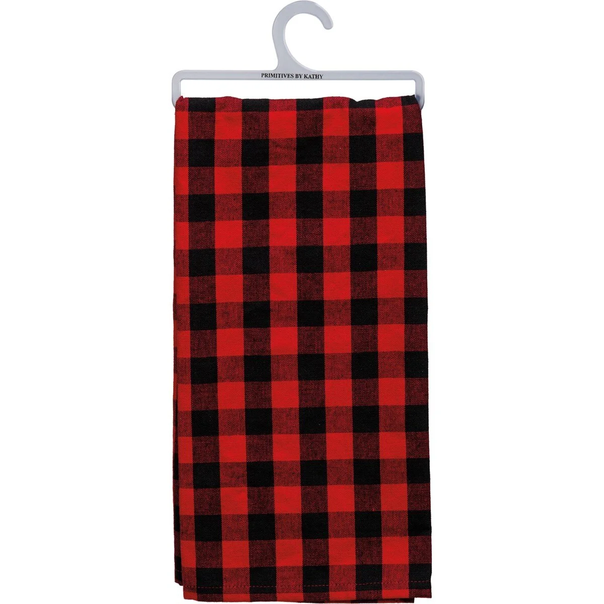 Red And Black Buffalo (Small Check) Dish Towel