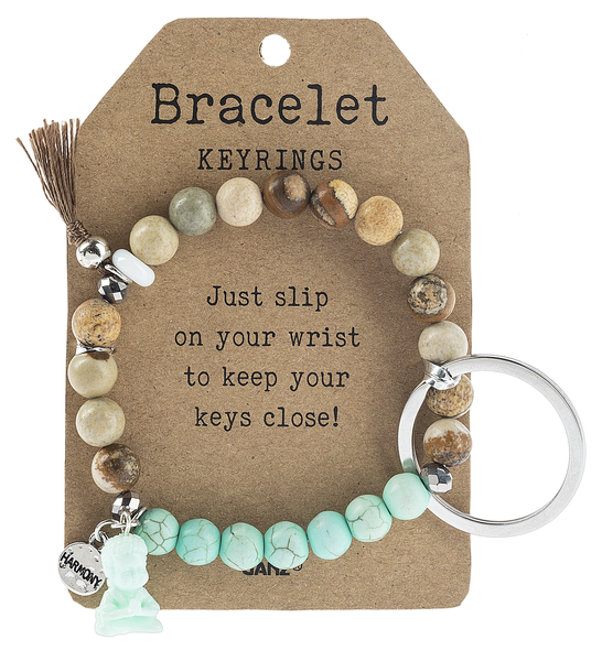 Life is Buddhaful Bracelet/Key Rings