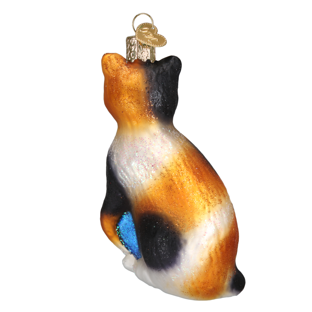 Calico Cat Ornament Old World Christmas