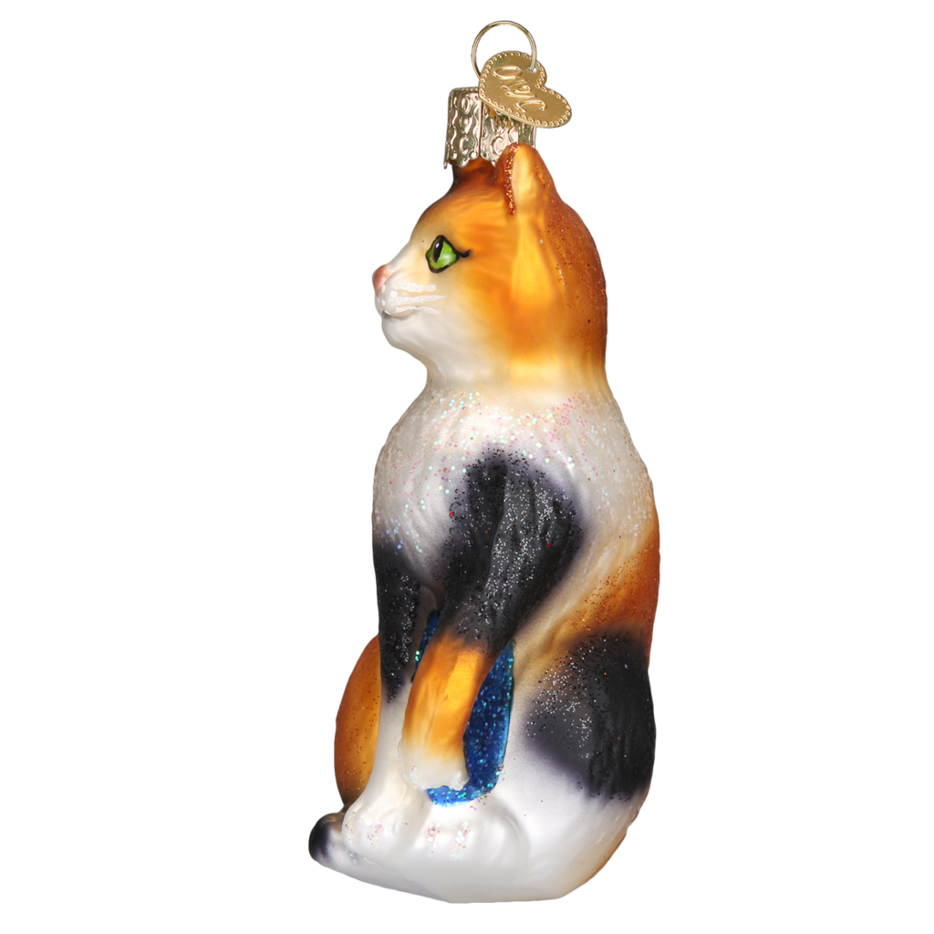 Calico Cat Ornament Old World Christmas