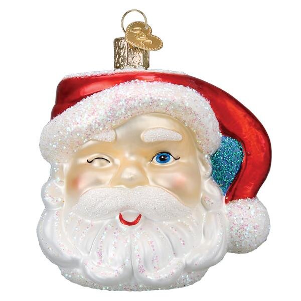 Santa Mug Ornament Old World Christmas
