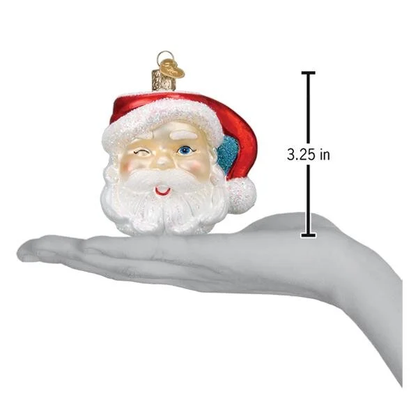 Santa Mug Ornament Old World Christmas