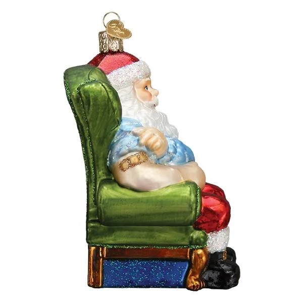 Santa Vaccinated Ornament Old World Christmas