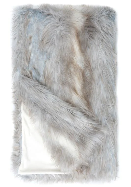 DONNA SALYERS SIBERIAN FOX LIMITED EDITION THROW by Fabulous Furs