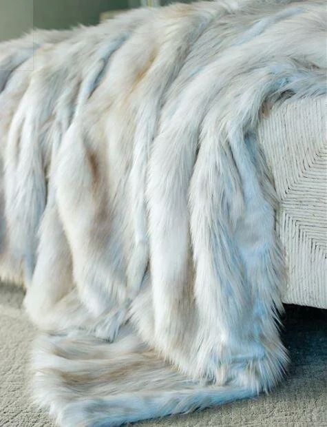 DONNA SALYERS SIBERIAN FOX LIMITED EDITION THROW by Fabulous Furs