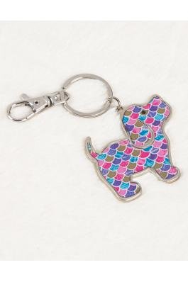 PUPPIE LOVE - FISH SCALES PUP KEY RING — Studio 24E - Individual Style
