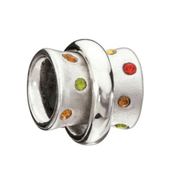 Chamilia Stella Umber, Verde, Chianti Swarovski Crystal & Sterling Silver Charm