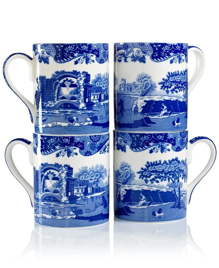 Tazza Spode Blue Italian New Cottage: Eleganza Britannica Per La Tua Colazione