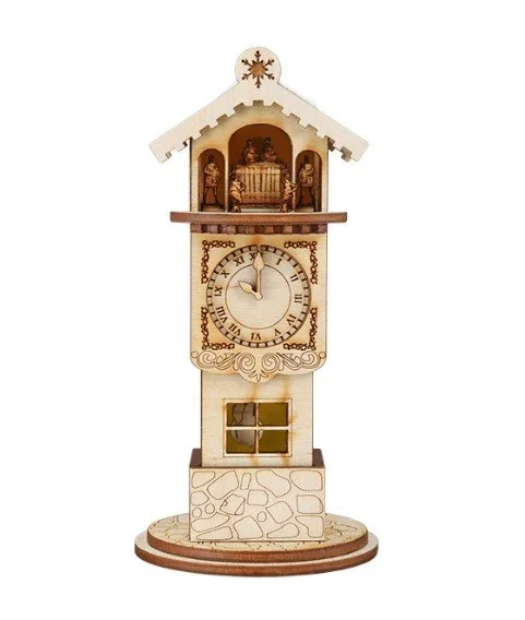 Ginger Clock Tower Ornament Ginger Cottages Old World Christmas GC109