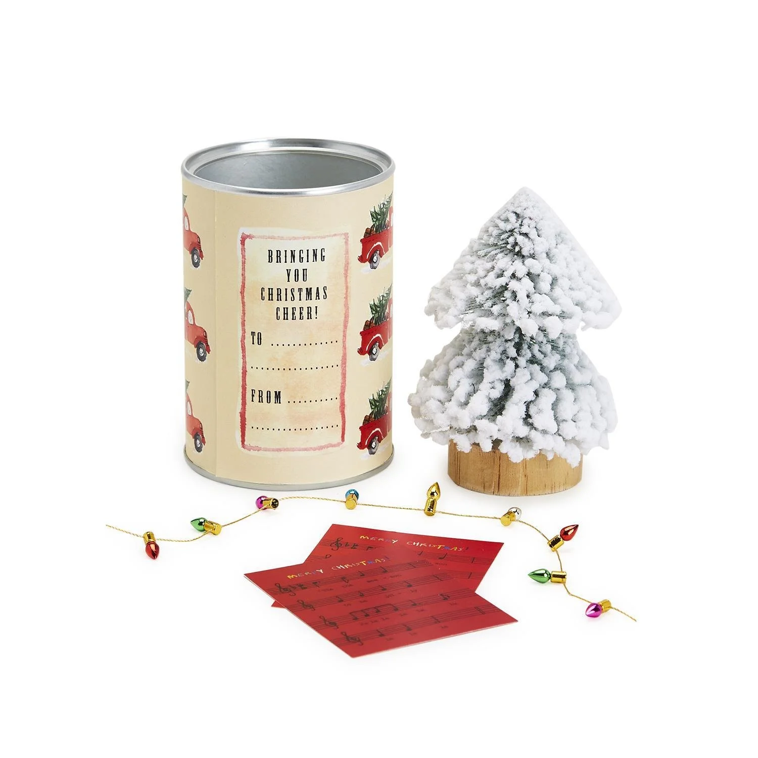 Christmas in a Can with Tree Trimming Greetings designed by Poet and Painter 4 Designs by Two's Company