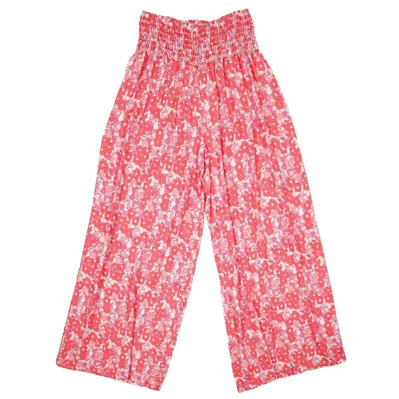 SIMPLY SOUTHERN PALAZO FLORAL PANTS — Studio 24E - Individual Style
