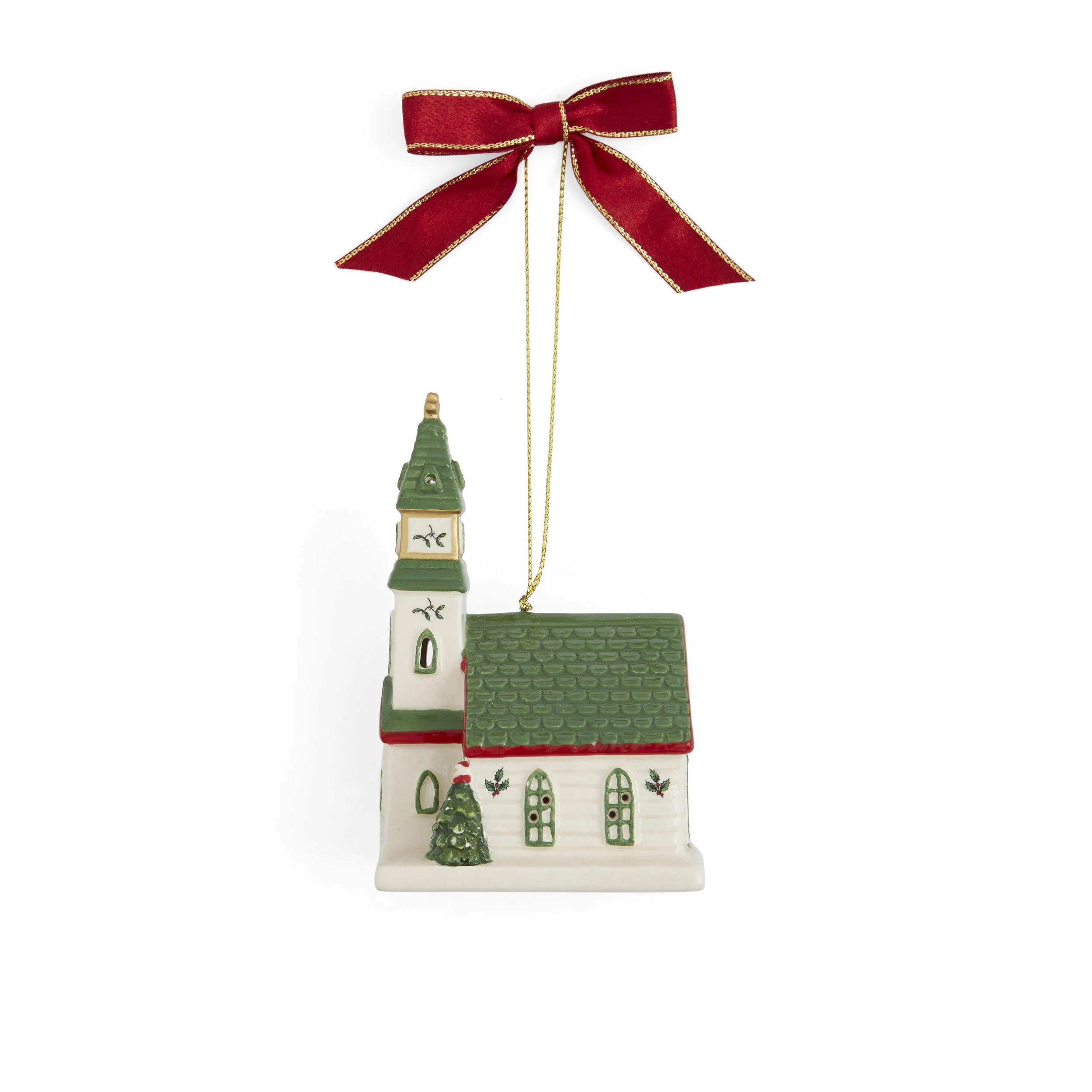 Spode Christmas Village Church Ornament - Thumbnail 3