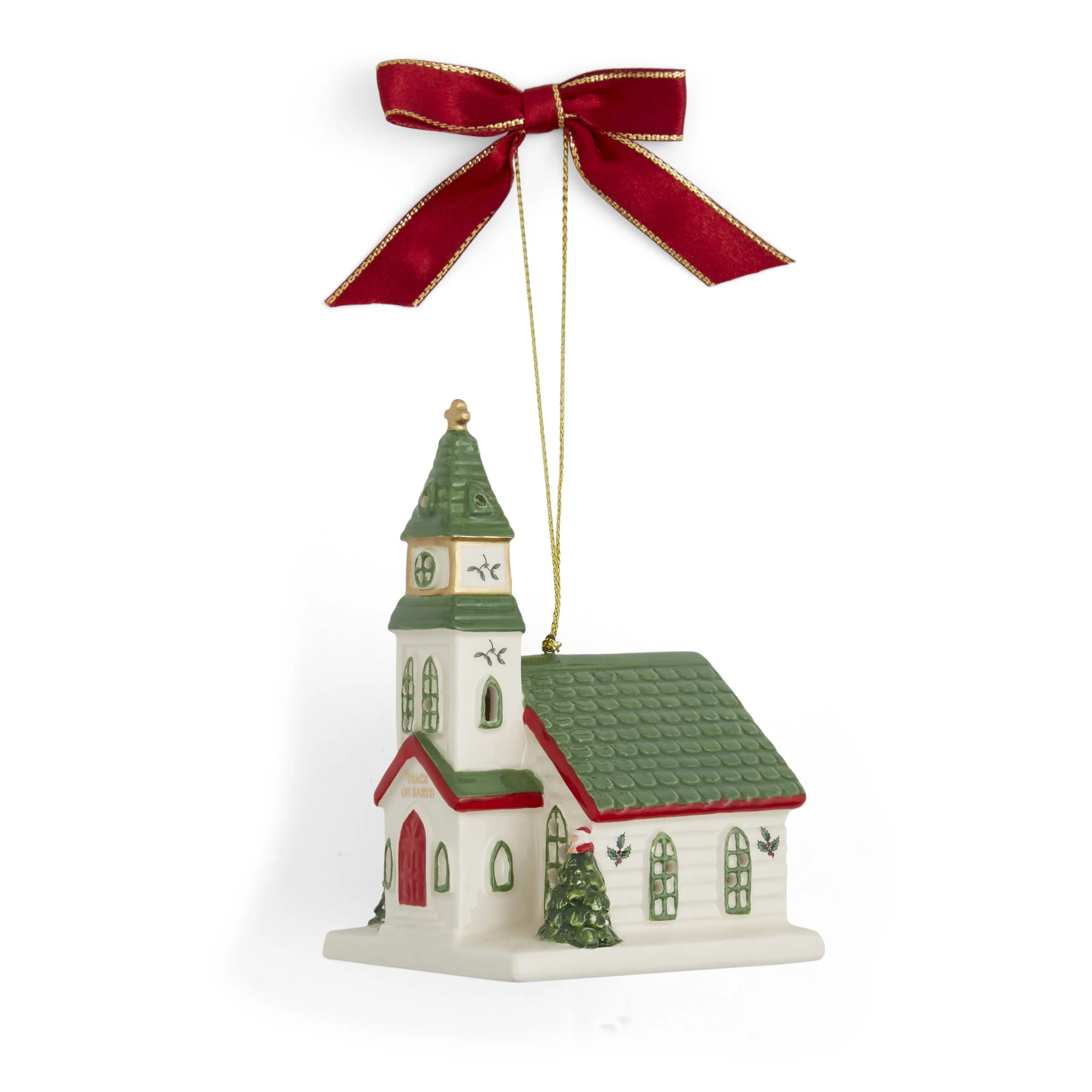 Spode Christmas Village Church Ornament - Thumbnail 4