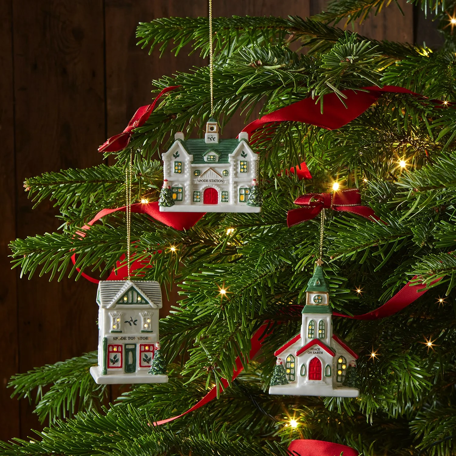 Spode Christmas Village Church Ornament - Thumbnail 5