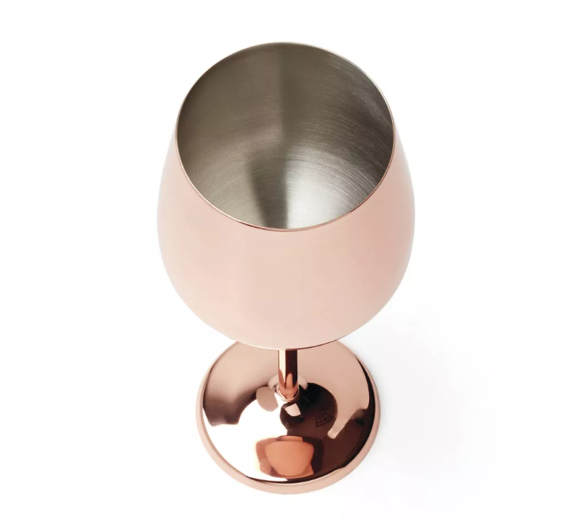 Cambridge 18oz Stainless Steel Wine Glasses Copper Finish Set of 4  Studio  24E - Individual Style... Gift Boutique and Custom Picture Framing in  Thurmont Maryland