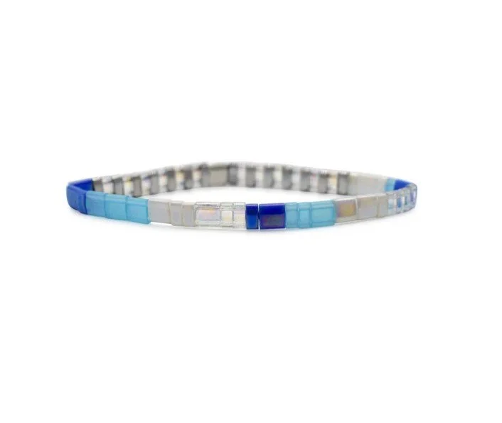 Skylar Paige - GODDAUGHTER - Morse Code Tila Beaded Bracelet