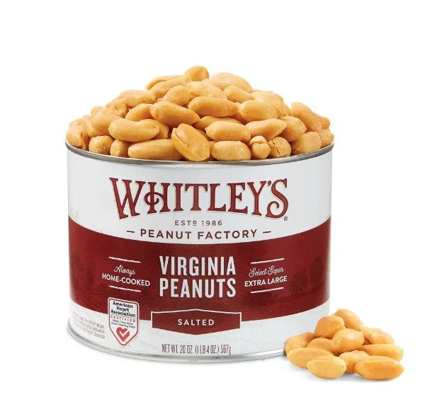 Whitley's Salted Virginia Peanuts 12oz
