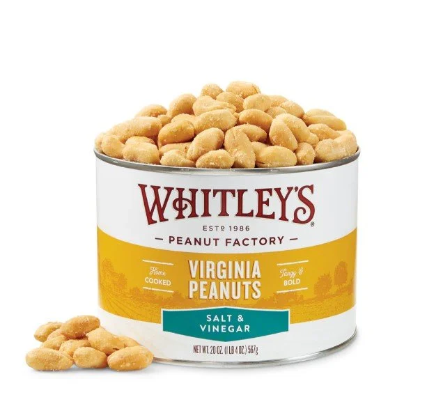 Whitley's Salt and Vinegar Virginia Peanuts 12oz