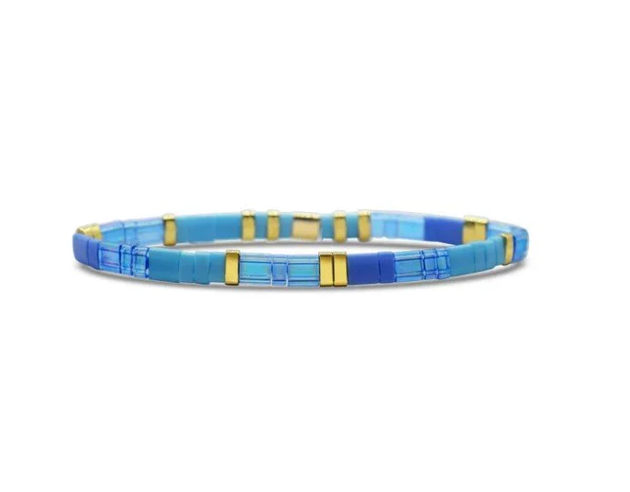 Skylar Paige -BE KIND - Morse Code Tila Beaded Bracelet