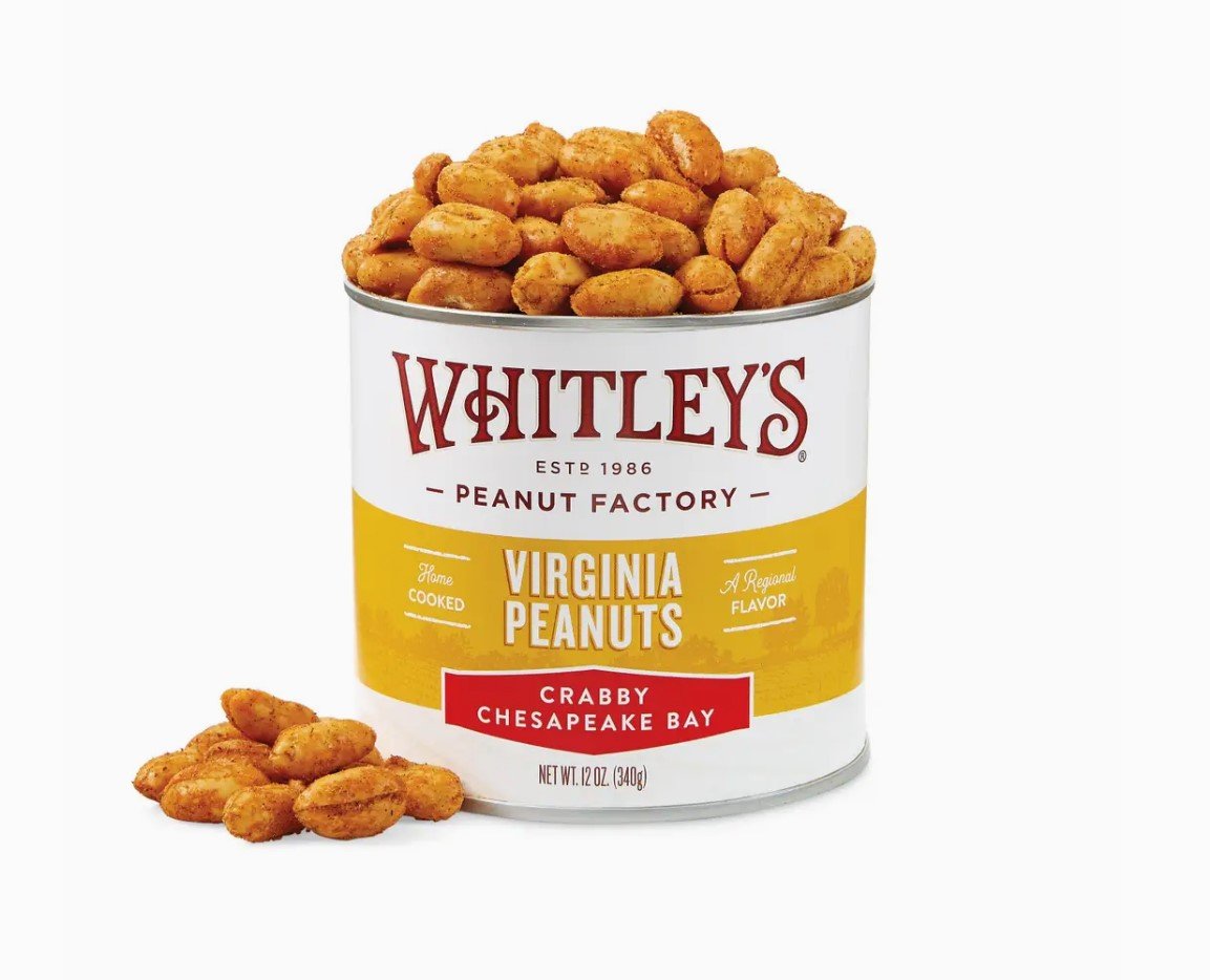 Whitley's Crabby Chesapeake Bay Virginia Peanuts 12oz