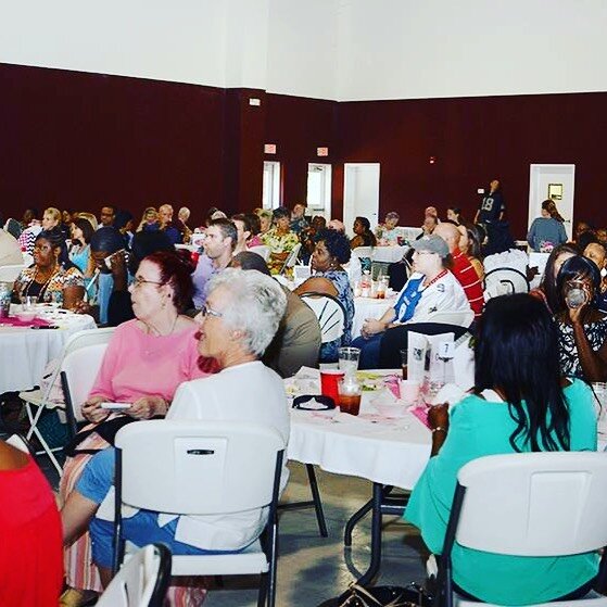 Divine Rest Inc. 1st luncheon fundraiser at The Sanctuary of Savannah! This successful luncheon birthed the beginning of our annual gala! We had 175 guests! God was good to us then and still is today!