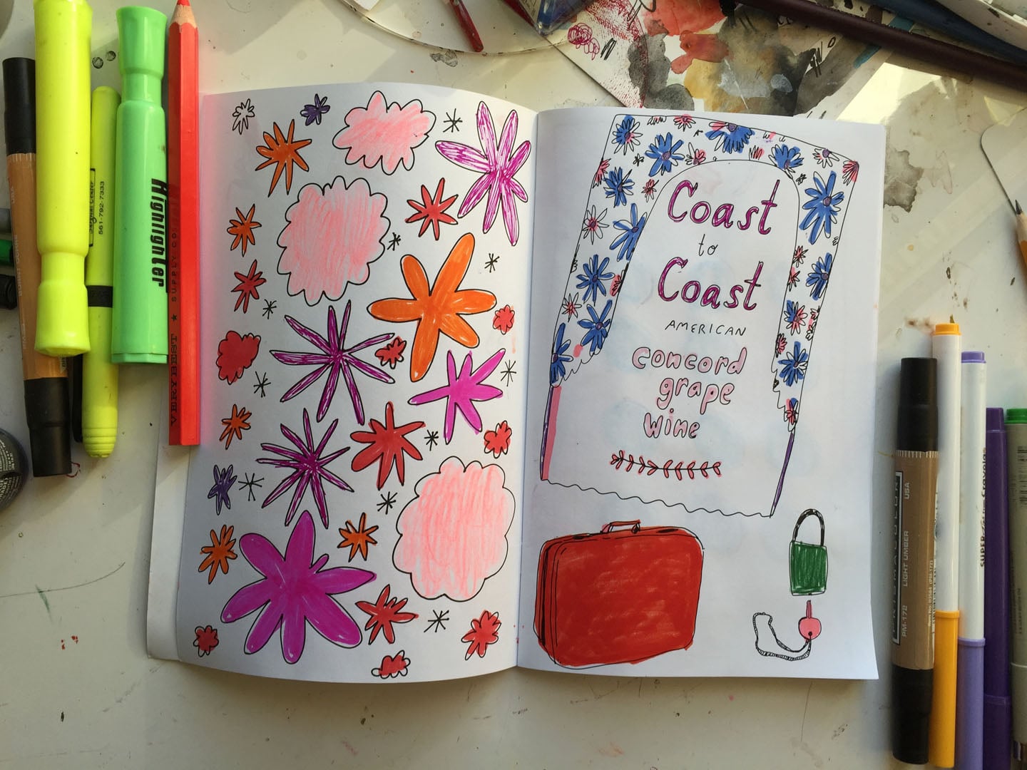 miss pixies coloring book
