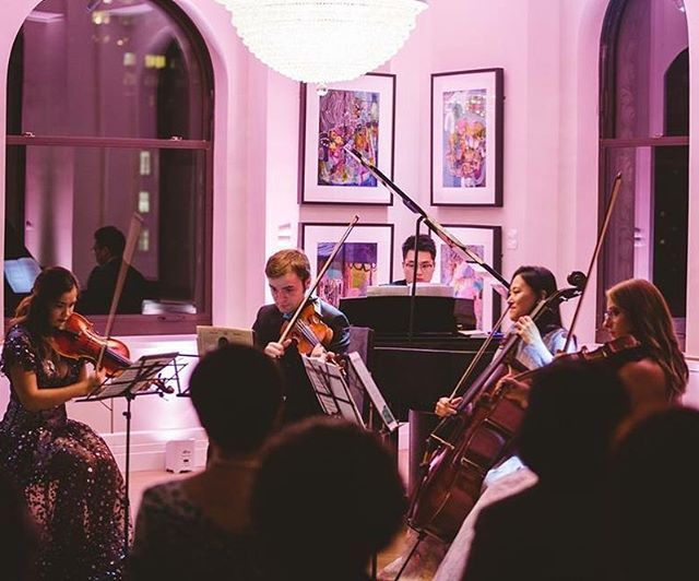 Thank you @sothebysrealty for cohosting concert The Muse with us! It was a night full of inspirations ✨ #gowns #beautifuldresses @siennali_official #photocredit @lifeofbpang @caravisionnyc #classicalmusic #penthouse #nyc