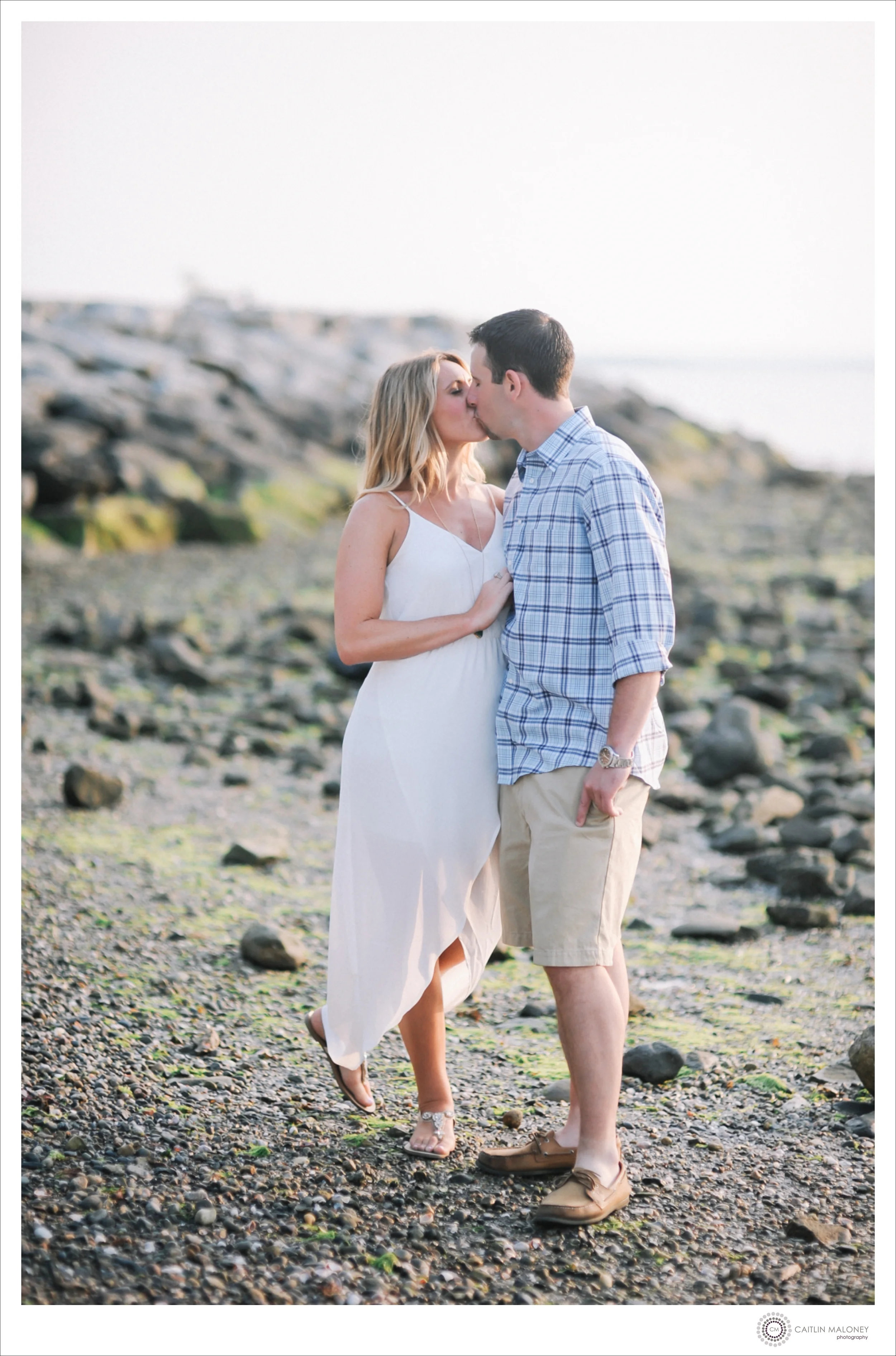 Pam + Alex | Bristol, RI Engagement Photography