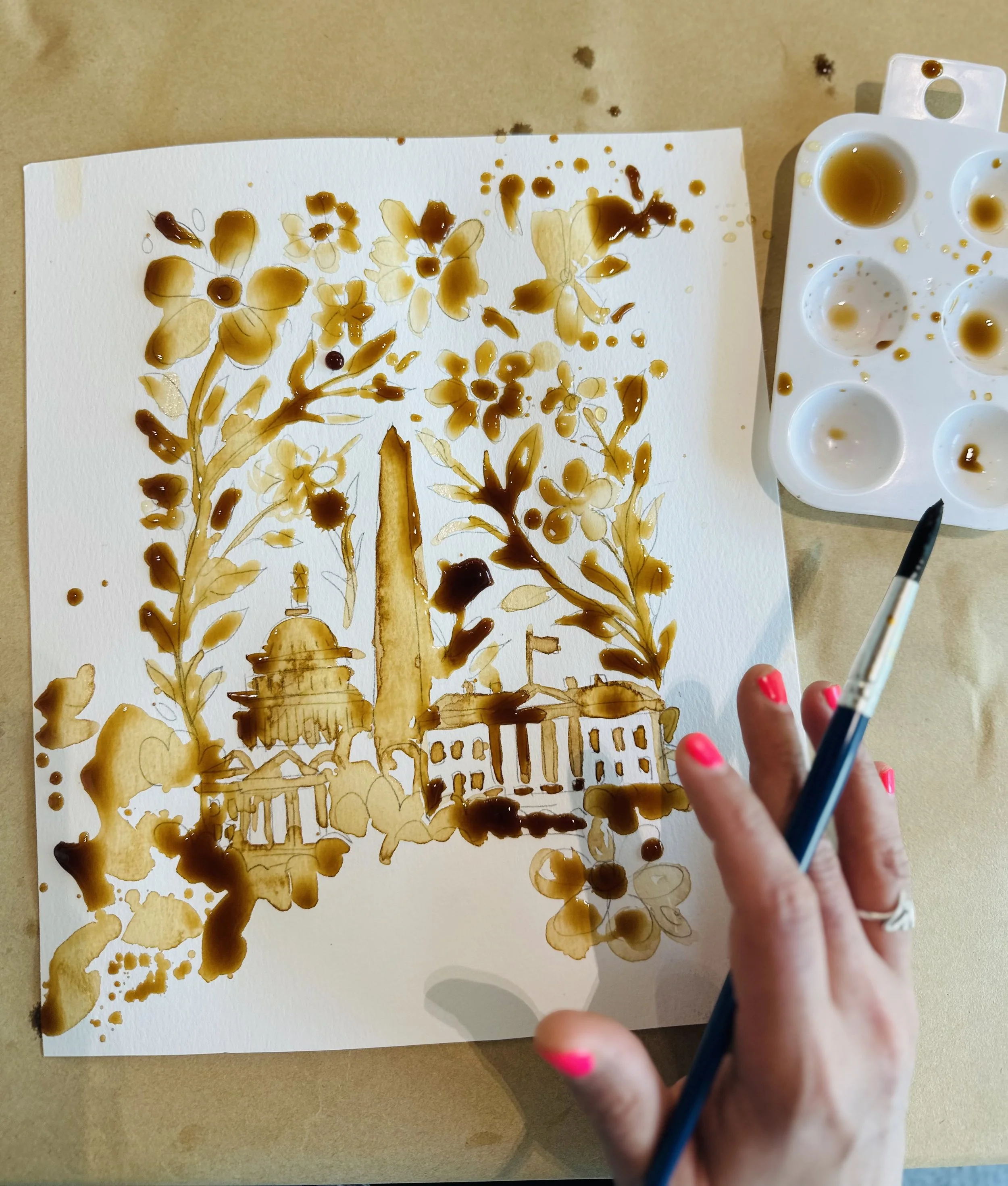 Related Management - Coffee Painting Workshop