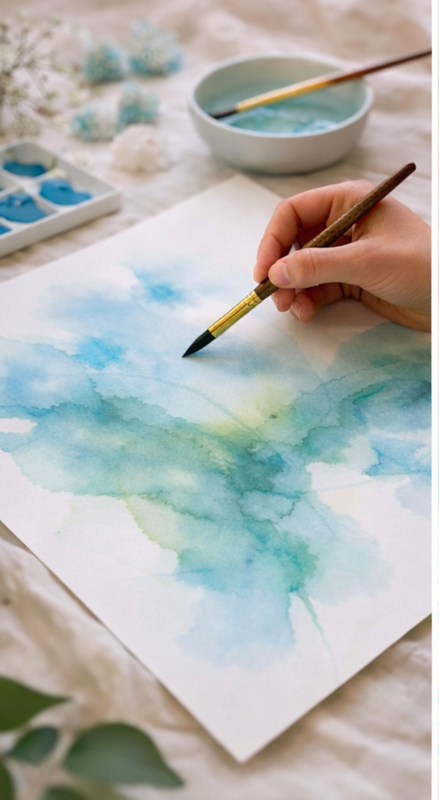 Meditative Watercolor + Sound Bath
