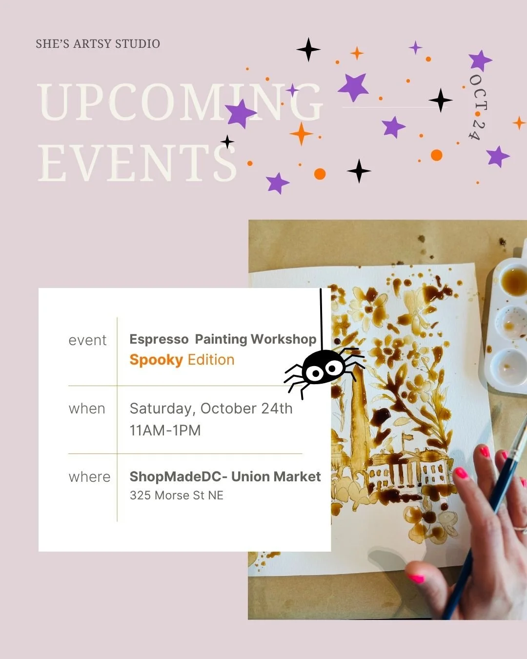 Espresso Painting Workshop - Spooky Edition