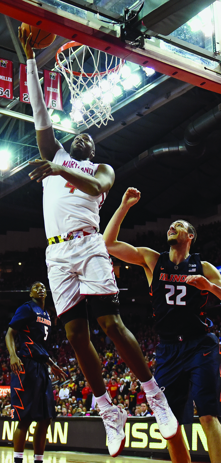 when the Terps played Illinois at Xfinity Center on Mar. 3, 2016