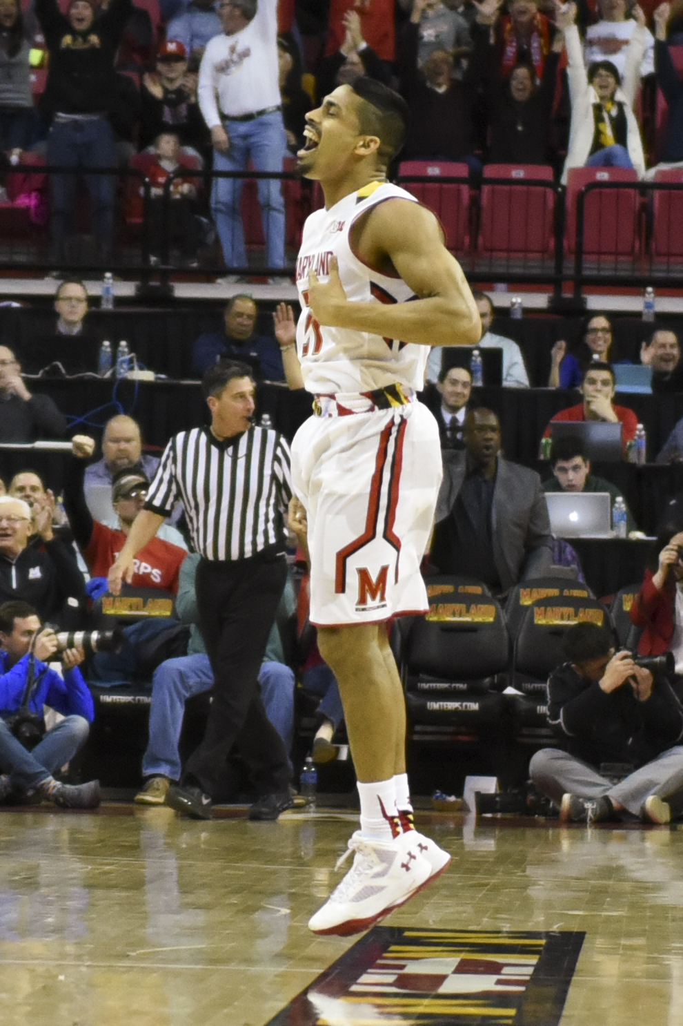 when the Terps defeated Illinois, 81-55, at Xfinity Center on Mar. 3, 2016