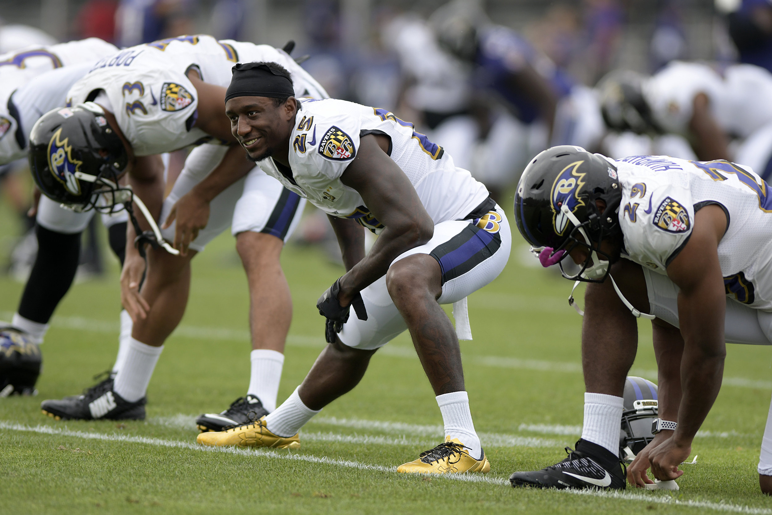 Baltimore Ravens' preseason training camp at Under Armour Performance Center in Owings Mills, MD on August 12, 2018. (Christian Jenkins/National Football League)