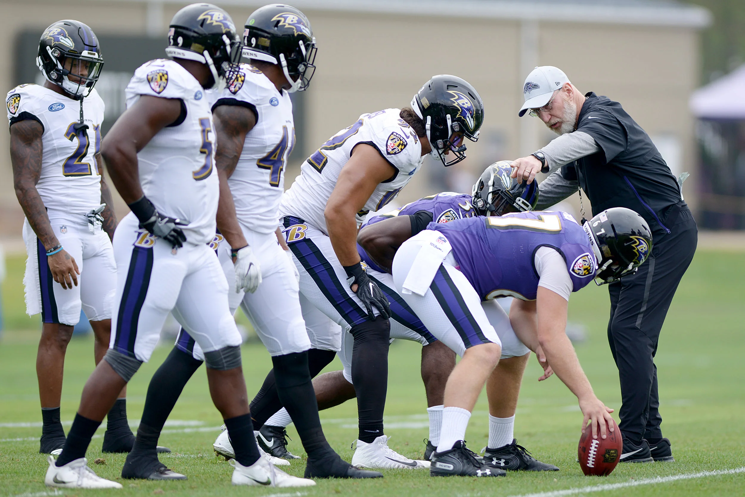 Baltimore Ravens' preseason training camp at Under Armour Performance Center in Owings Mills, MD on August 12, 2018. (Christian Jenkins/National Football League)