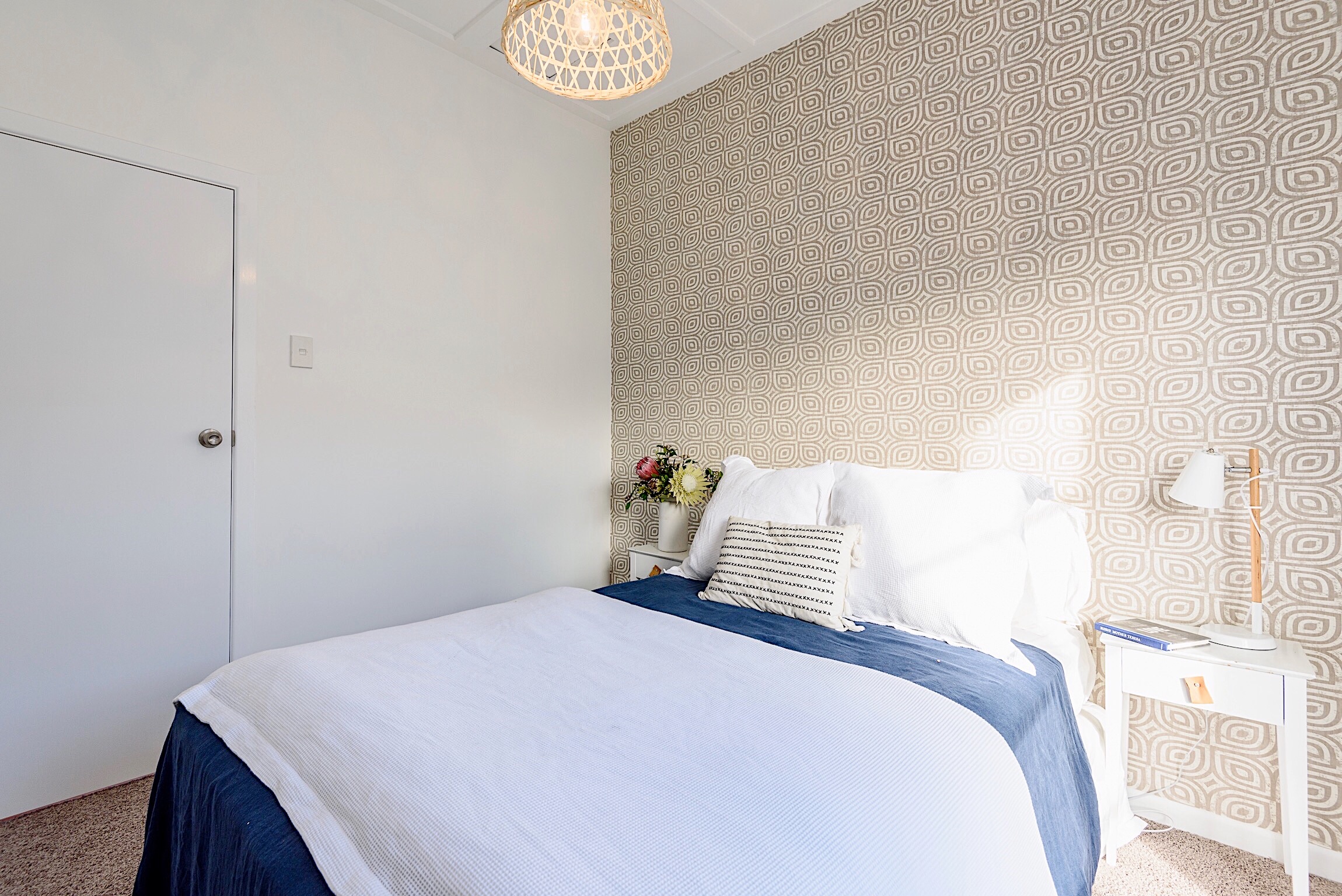 Pearson + Projects The Expert Reveal Bedroom Renovation Budget Pattern Wallpaper.jpg