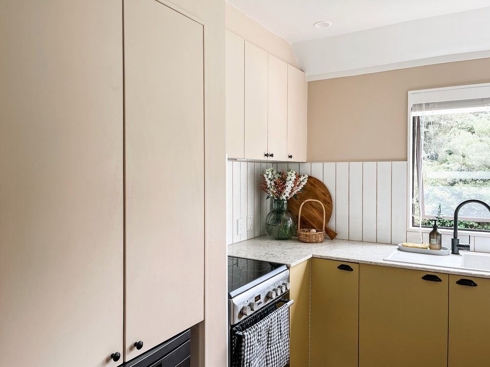 Pearson and Project Farmstead Cottage Kitchen Reveal Pink and Mustard Budget Small - 14.jpeg