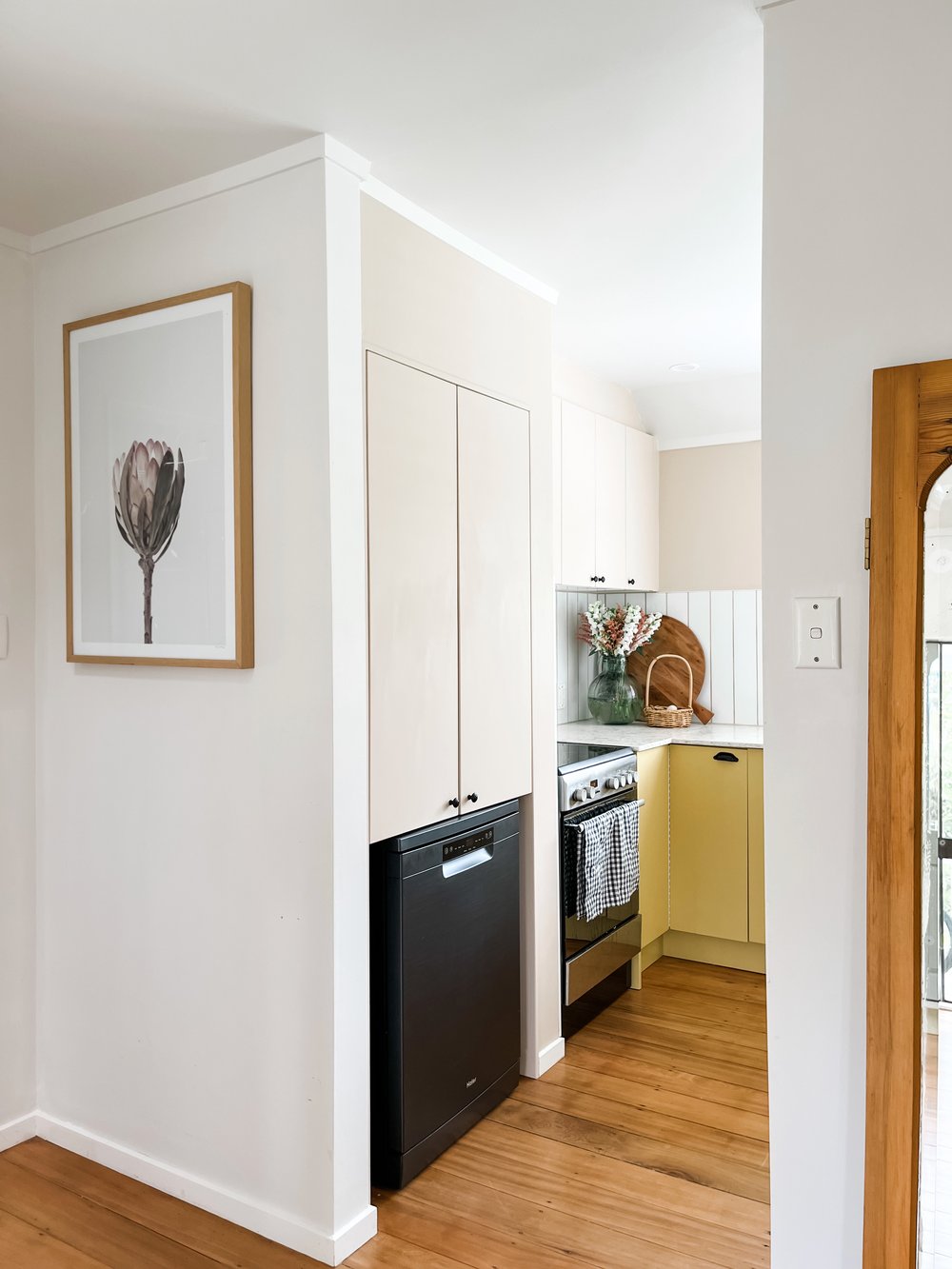 Pearson and Project Farmstead Cottage Kitchen Reveal Pink and Mustard Budget Small - 39.jpeg