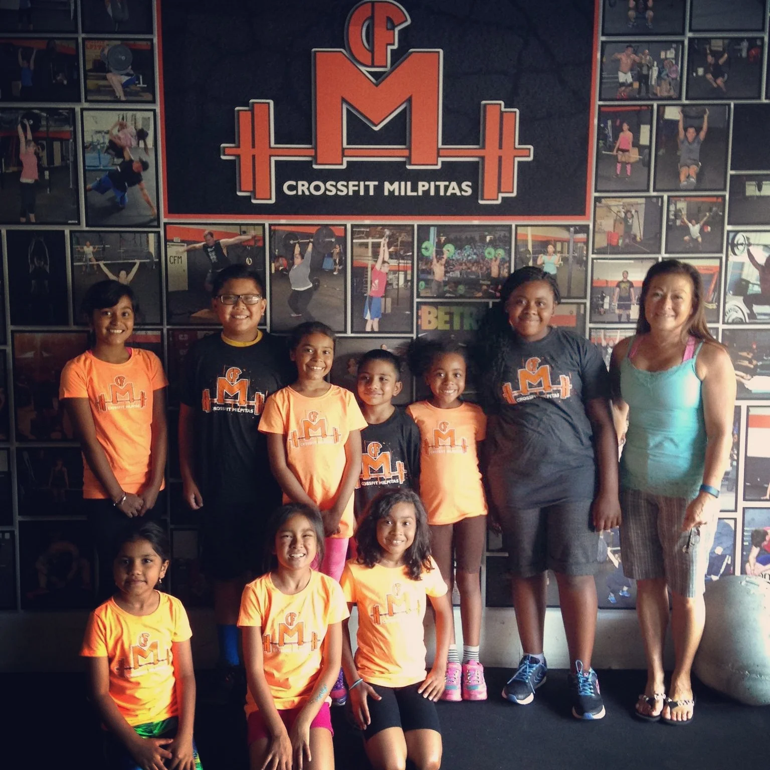 CrossFit Kids in their CFM gear!