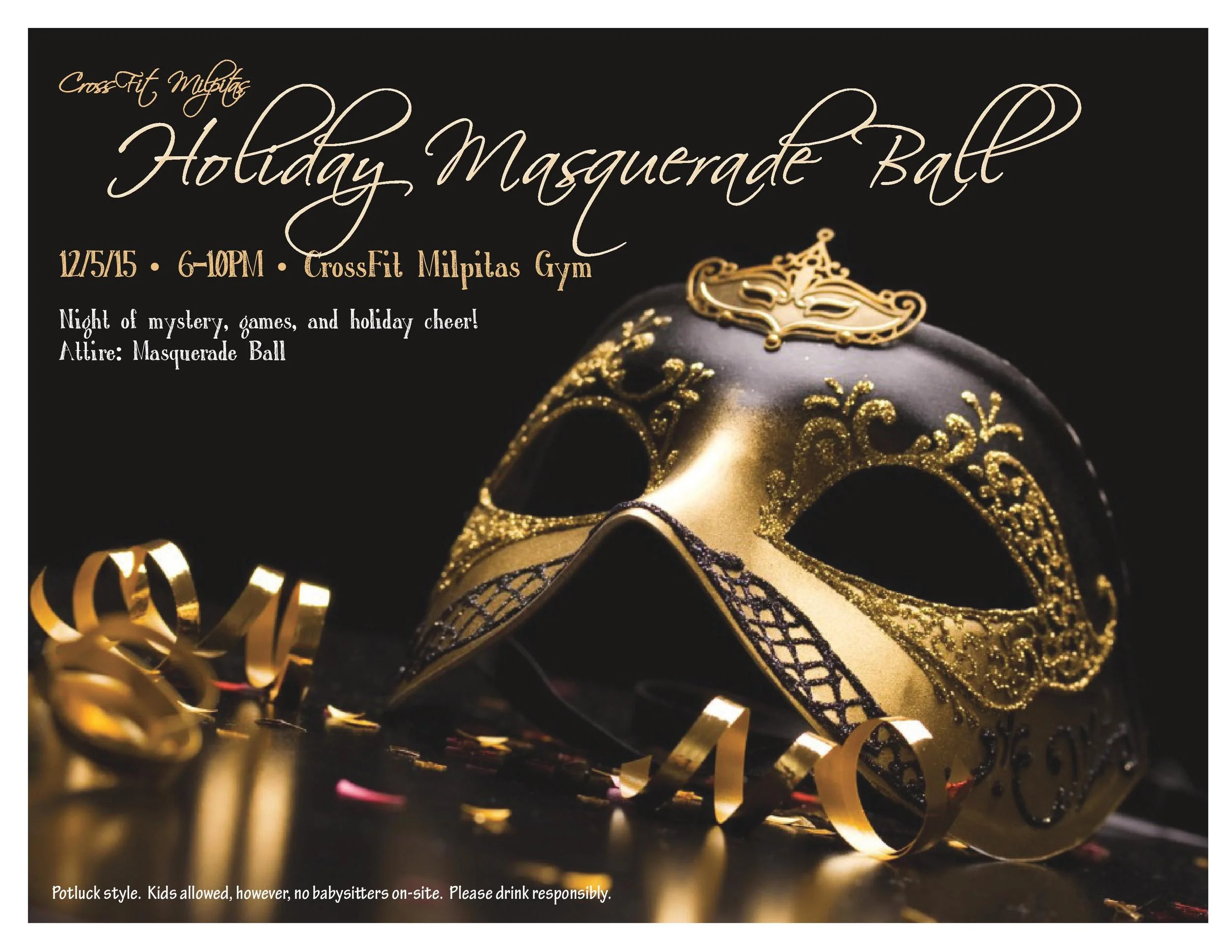 Holiday Party. Holiday Hours.