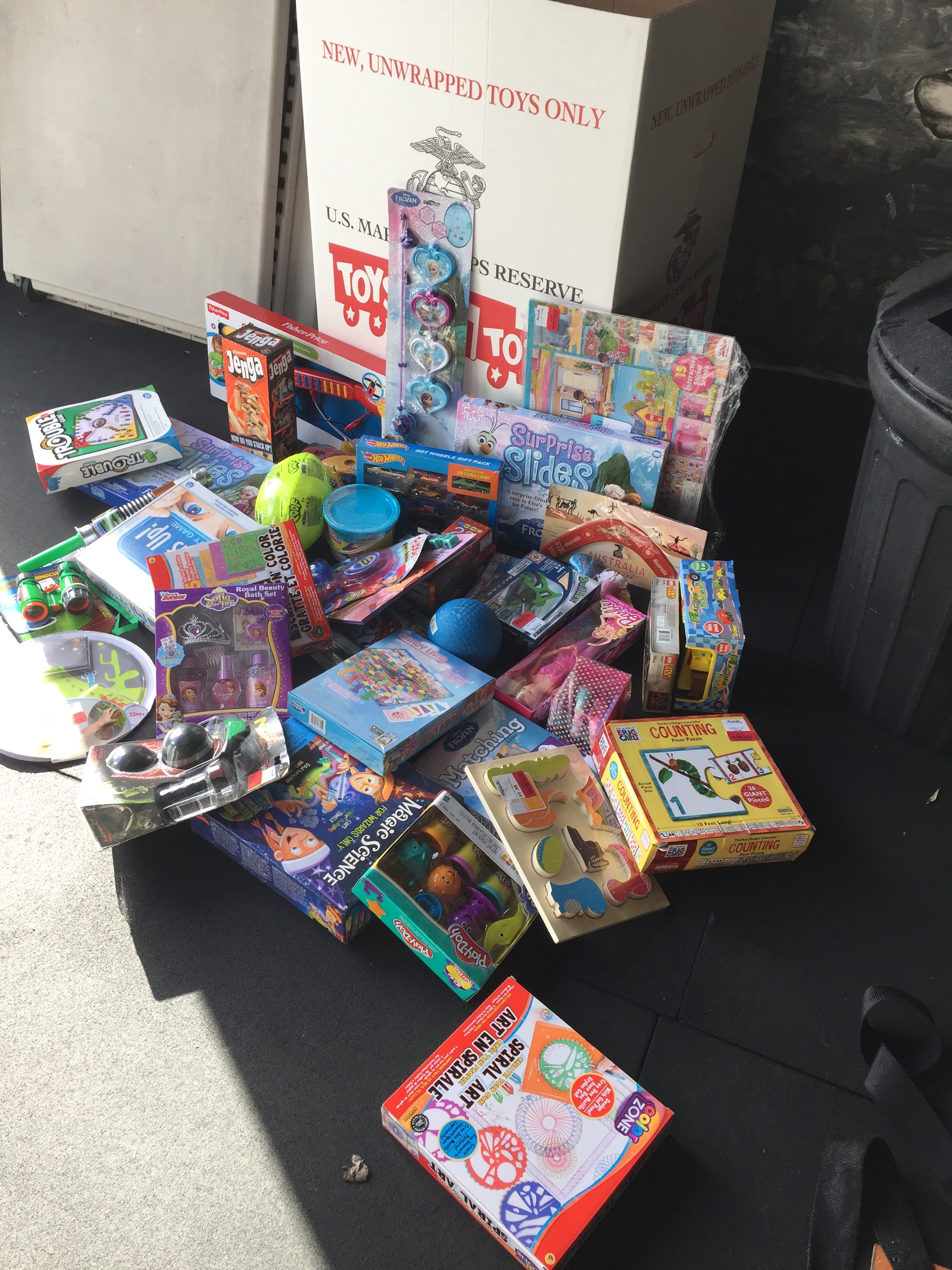 December 14th. Toys For Tots. QuickFit Starts Tomorrow.