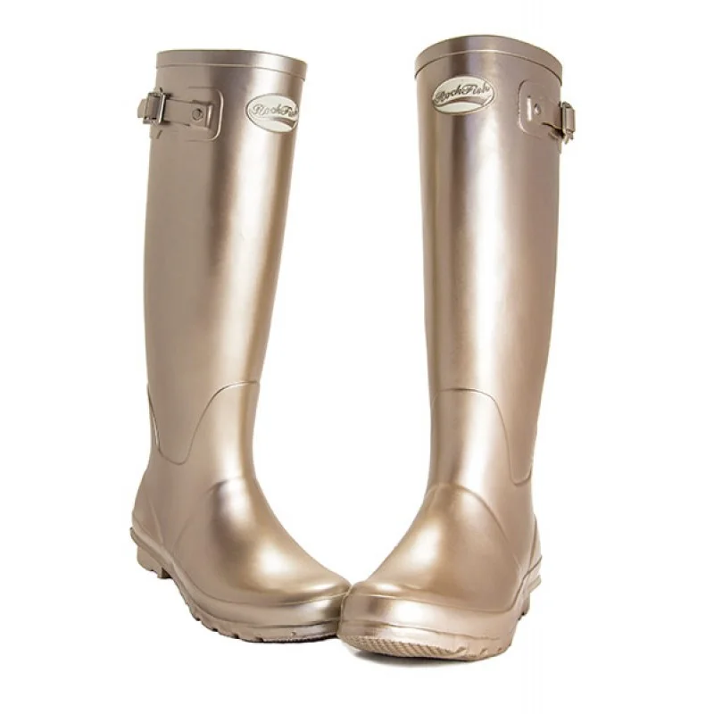 rose gold hunter boots
