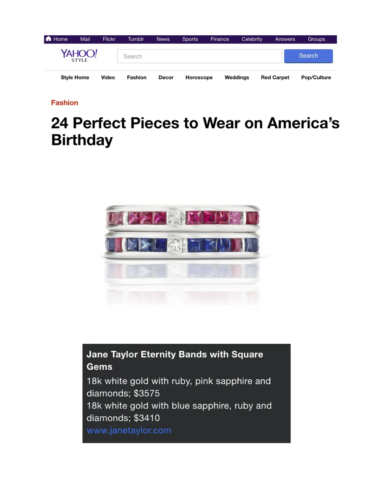 Yahoo!Style - 24 Perfect Pieces to Wear on America's Birthday - Jane Taylor Jewelry