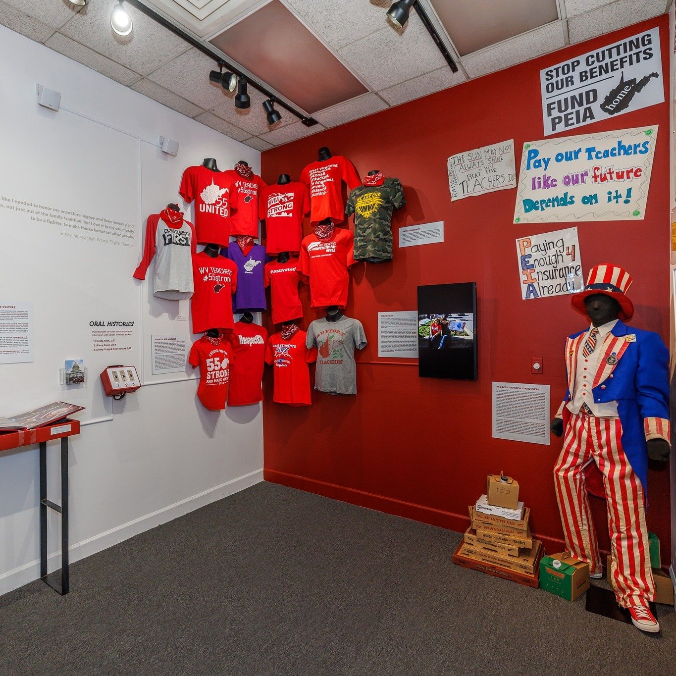 👩&zwj;🏫 Have you visited our Solidarity Gallery? 🧣

The Children of Mother Jones, Educator Strikes As Care Work, covers the West Virginia Teacher Strikes of '18, '19, and 1990! We've got signs, shirts, buttons, documents, and even some memes from 