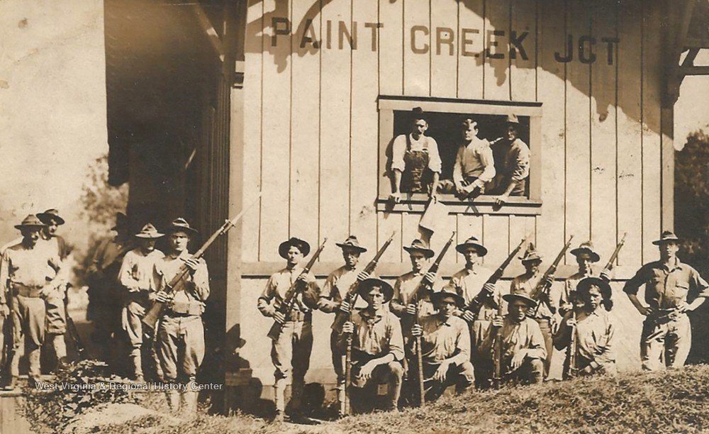‼️📚 This month in Mine Wars History ⛏️🚨

April 18-30, 1912 &ndash; Miners along Paint Creek, in Kanawha County, go on strike after negotiations break down with the coal companies. Miners on Cabin Creek join the strike. The total of workers on strik