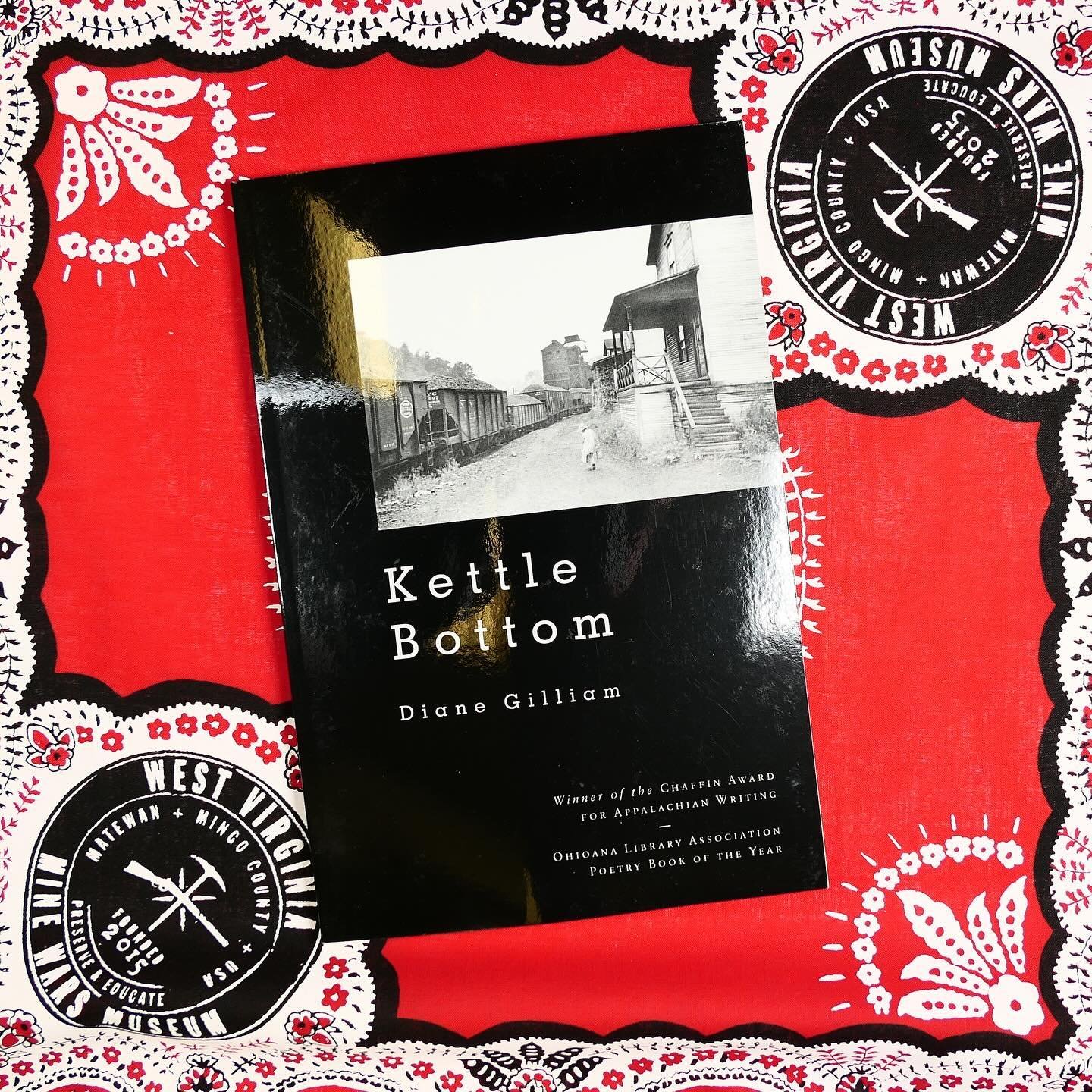 📖 Did you know we carry over 40 Appalachian titles in our bookshop? 📚 If poetry is your thing, may we heartily recommend Kettlebottom by Diane Gilliam? 
Written in the voices of people living and working in the coal camps during the West Virginia c