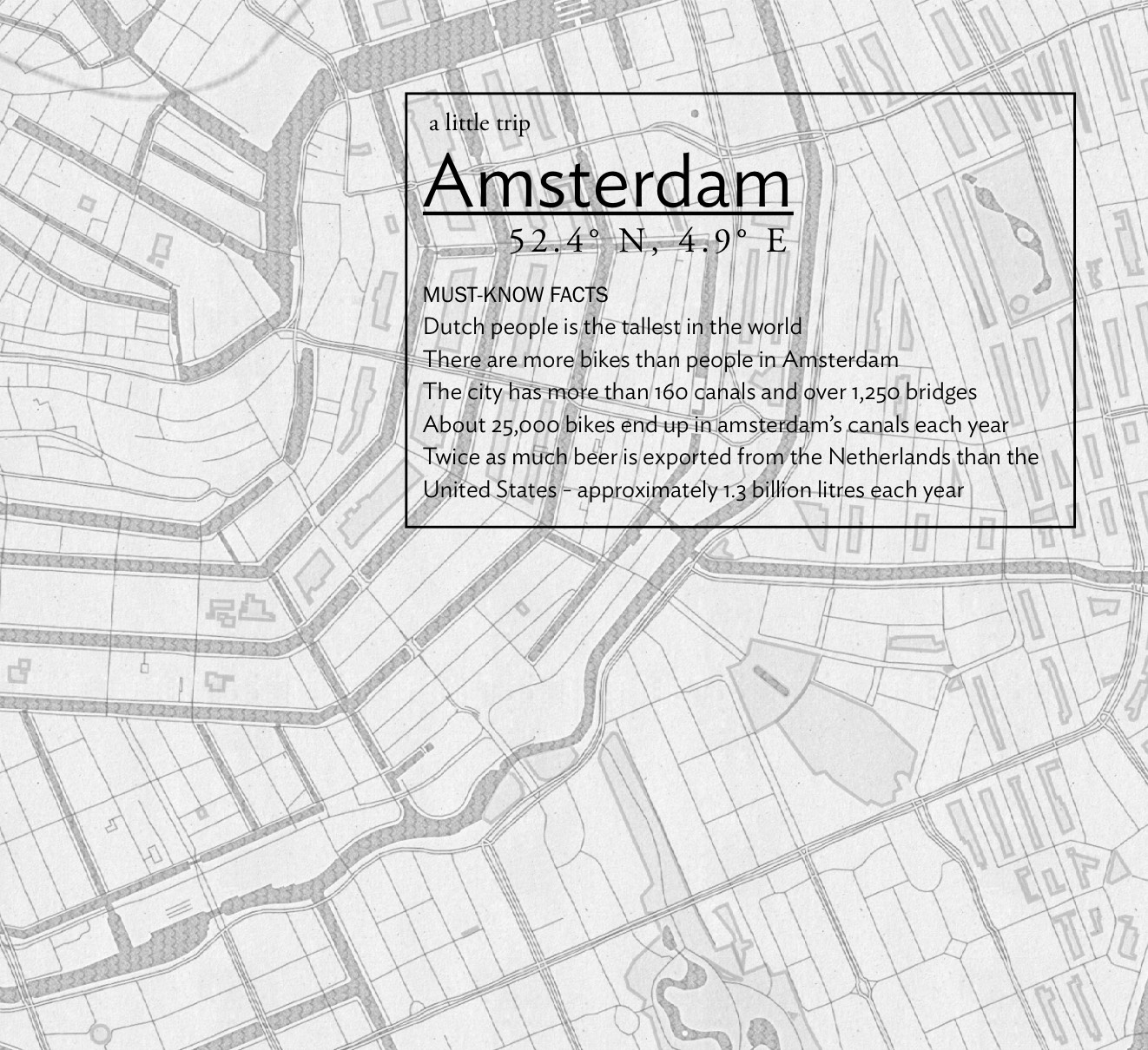 Amsterdam printable mini guide city guide hello getaway
