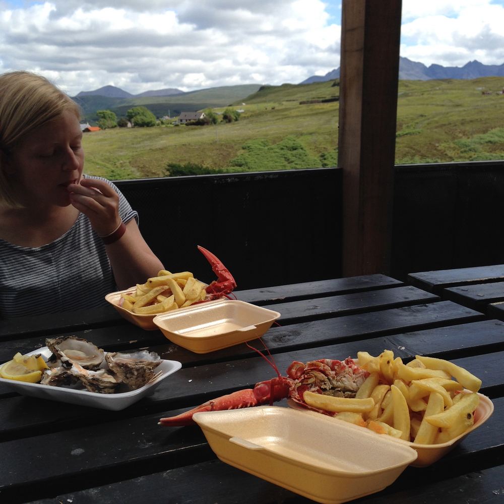 hello getaway, isle of skye, scotland, the oyster shed