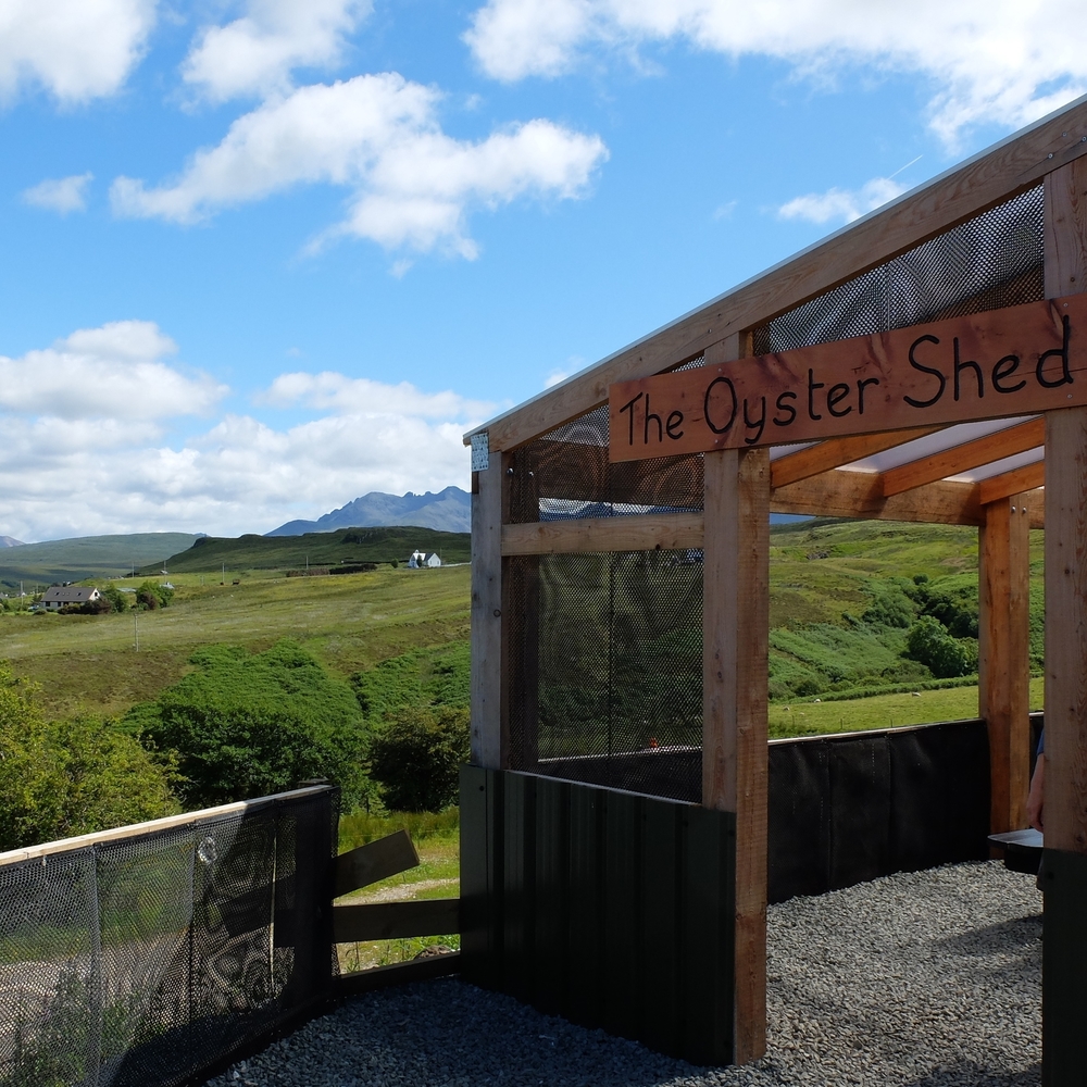 hello getaway, isle of skye, scotland, the oyster shed